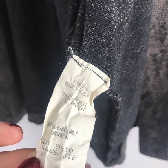 Componix Cocoon Drapey Tan and Black Cardigan - Picture 6 of 7